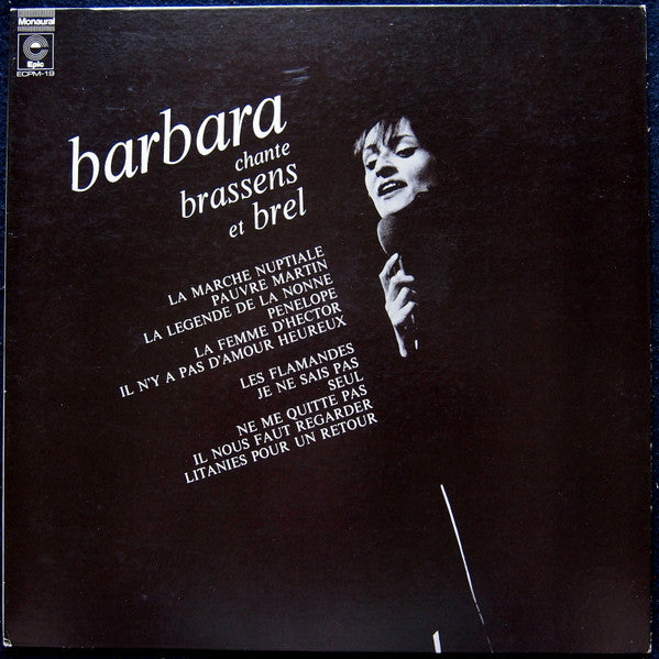 Release: Barbara Chante Brassens Et Brel-Vinyl-Japan-1973-ECPM-19-5994692