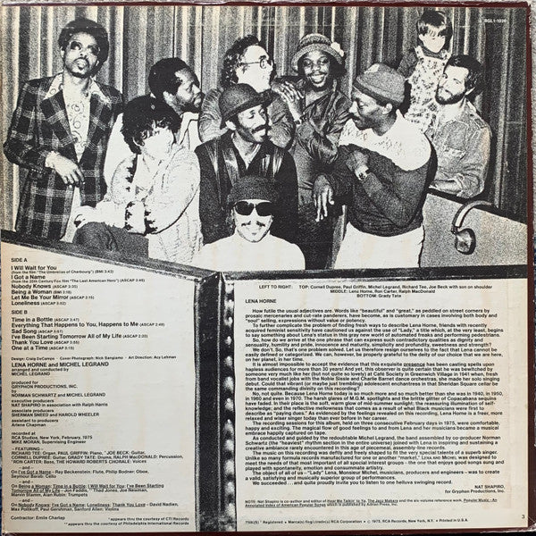 Release: Lena & Michel-Vinyl-US-1975-BGL1-1026, BGL1-1026-2896580