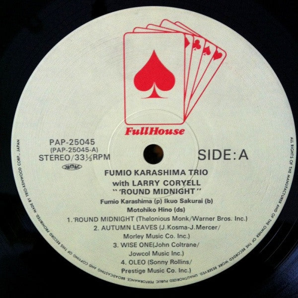 Release: Round Midnight-Vinyl-Japan-1983-PAP - 25045-5172079