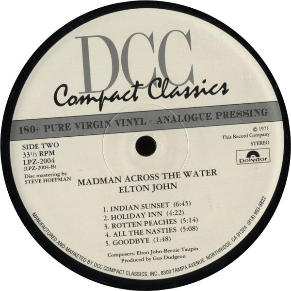Madman Across The Water