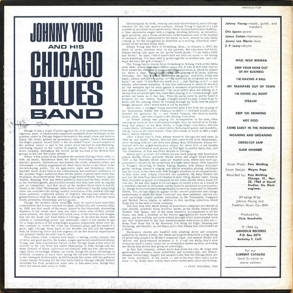 Johnny Young And His Chicago Blues Band