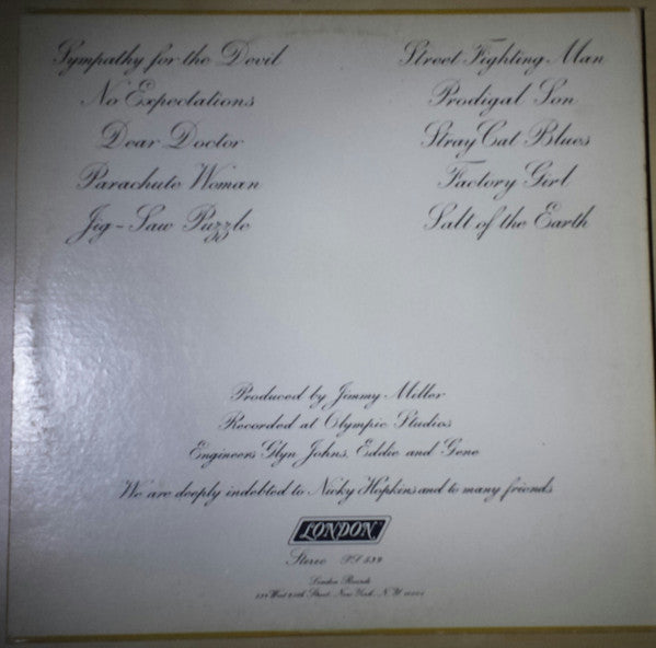 Release: Beggars Banquet-Vinyl-US-1969-PS 539-2911343