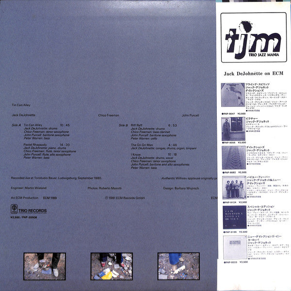 Master Release: Tin Can Alley by Jack DeJohnette's Special Edition
