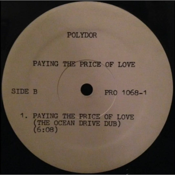 Master Release: Paying The Price Of Love by Bee Gees
