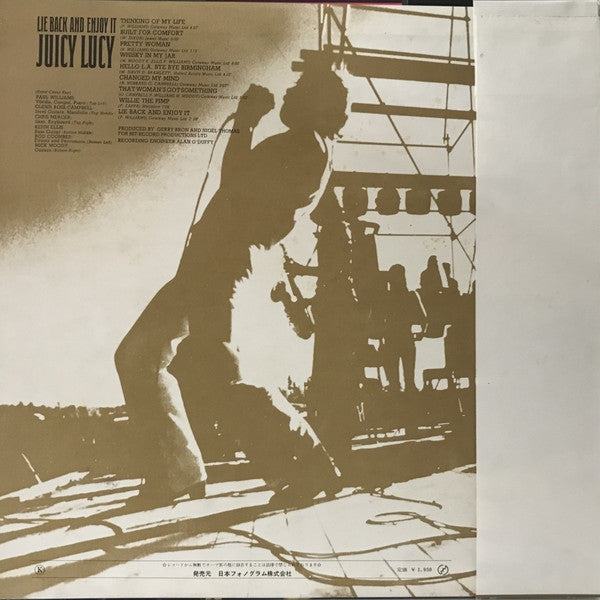 Master Release: Lie Back And Enjoy It by Juicy Lucy