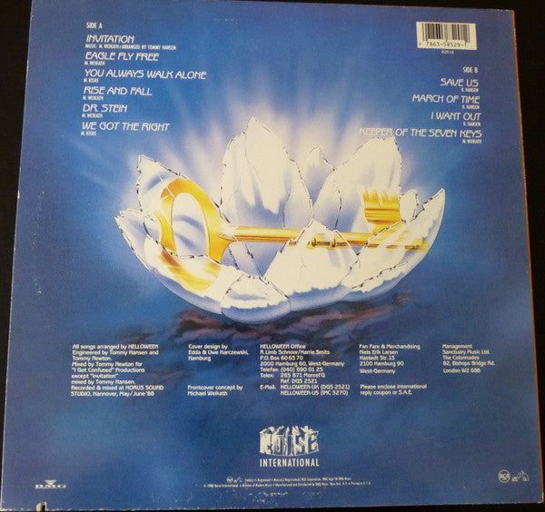 Release: Keeper Of The Seven Keys - Part  II-Vinyl-US-1988-8529-1-R, 8529-1-R-1999884