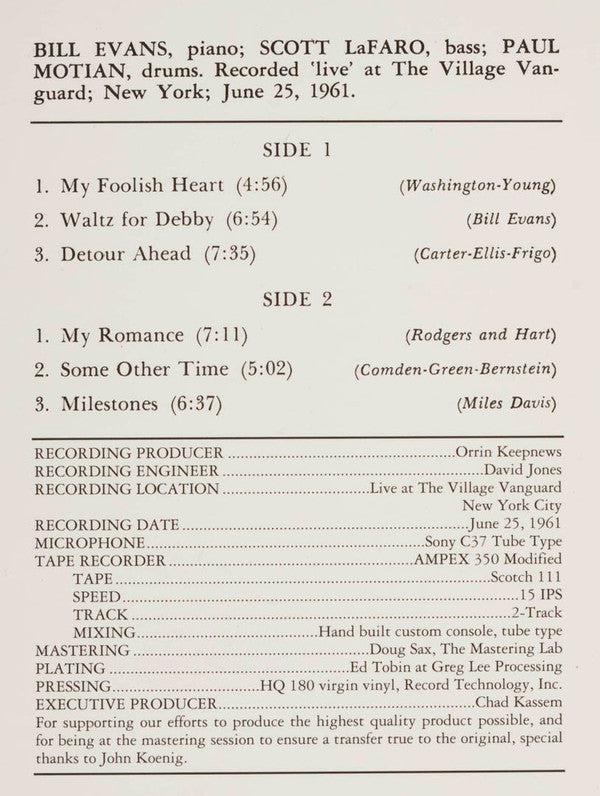 Waltz For Debby