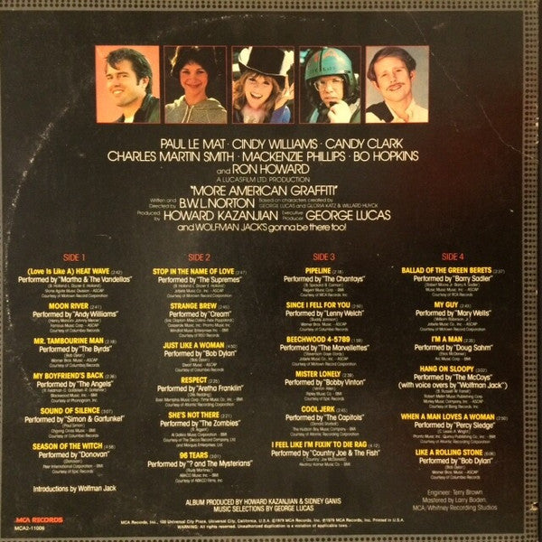 Release: More American Graffiti - Original Motion Picture Soundtrack-Vinyl-US-1979-MCA 2-11006, MCA2-11006, MCA 2-6009-6579503