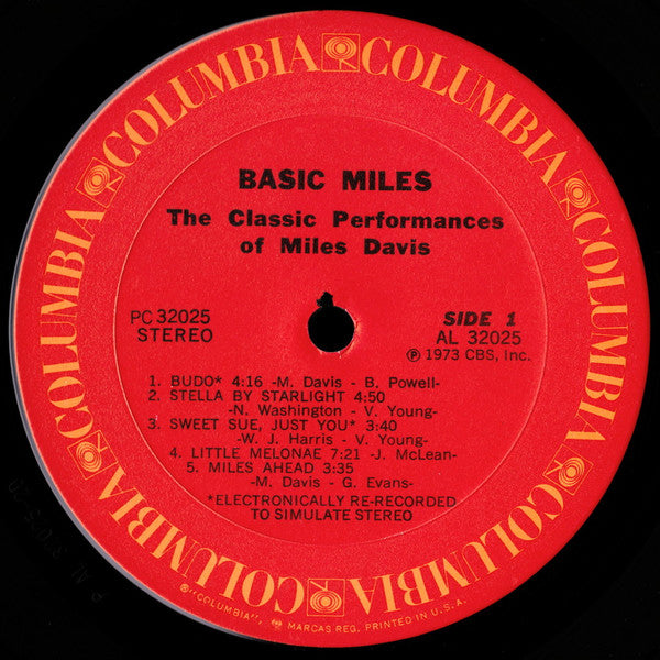 Basic Miles - The Classic Performances Of Miles Davis