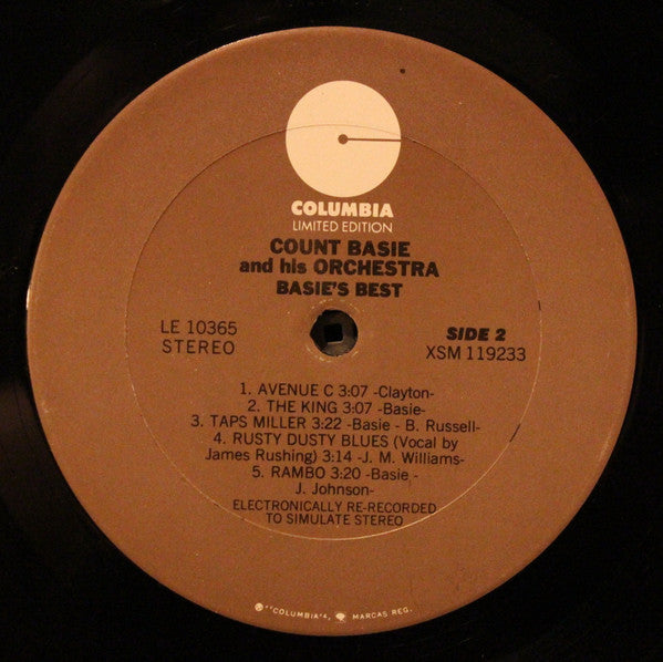 Basie's Best! A Collection Of Immortal Performances