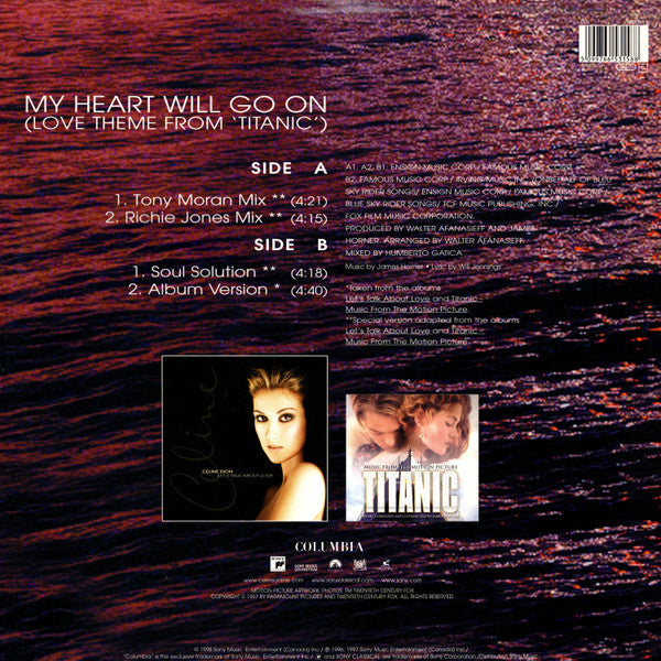 Master Release: My Heart Will Go On (Love Theme From 'Titanic') by Céline Dion