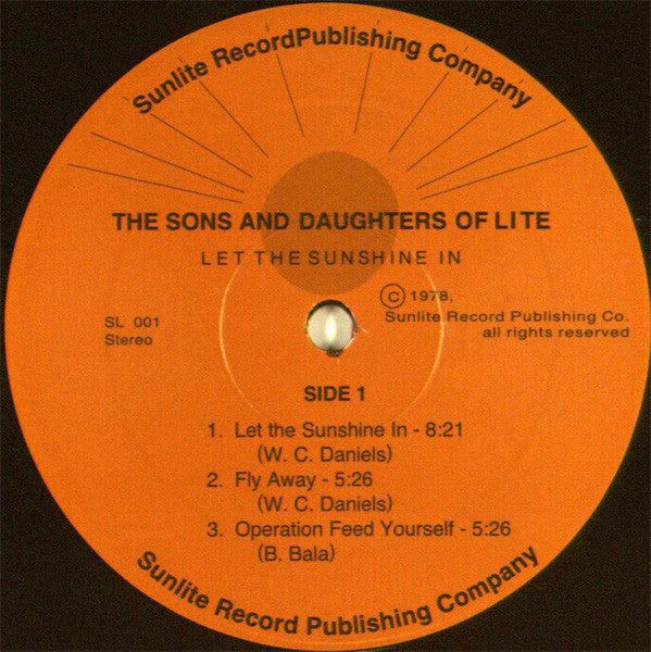 Let The Sun Shine In