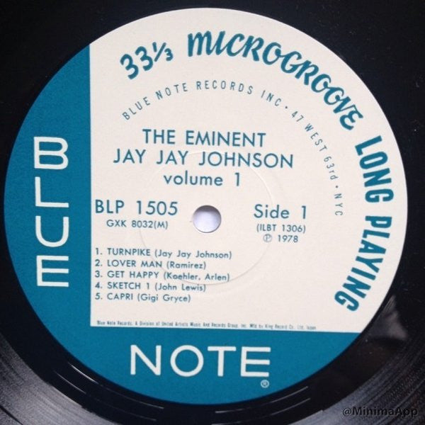 The Eminent Jay Jay Johnson Volume 1