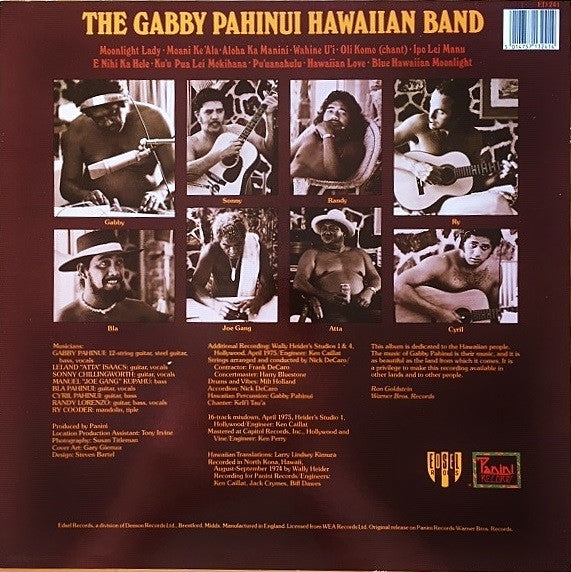 The Gabby Pahinui Hawaiian Band - Vol. 1