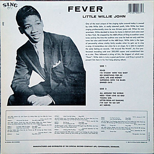 Release: Fever-Vinyl-Denmark-1988-564-4733456