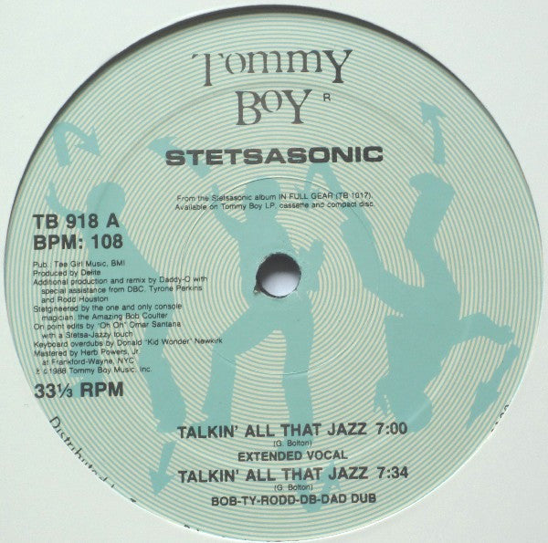 Master Release: Talkin' All That Jazz by Stetsasonic