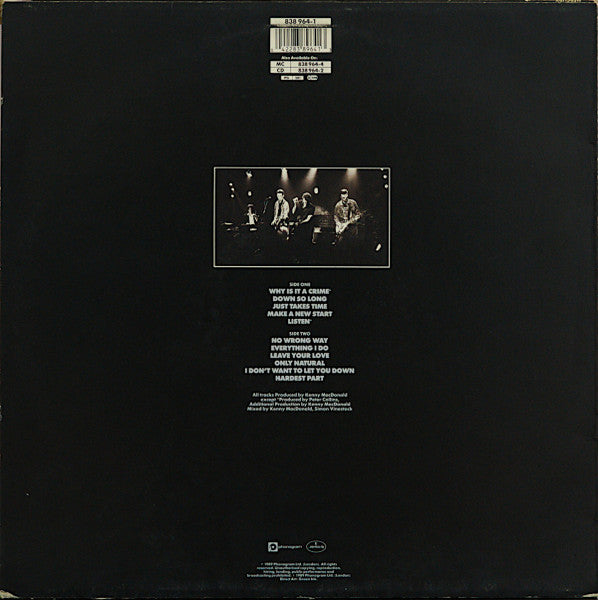 Release: Down So Long-Vinyl-UK-1989-838 964-1-8366457