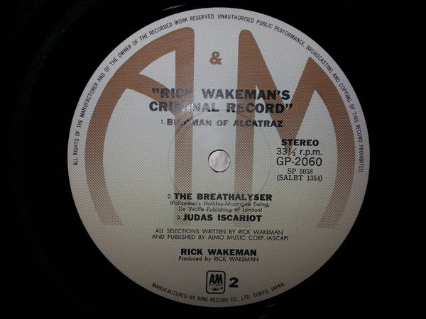 Rick Wakeman's Criminal Record