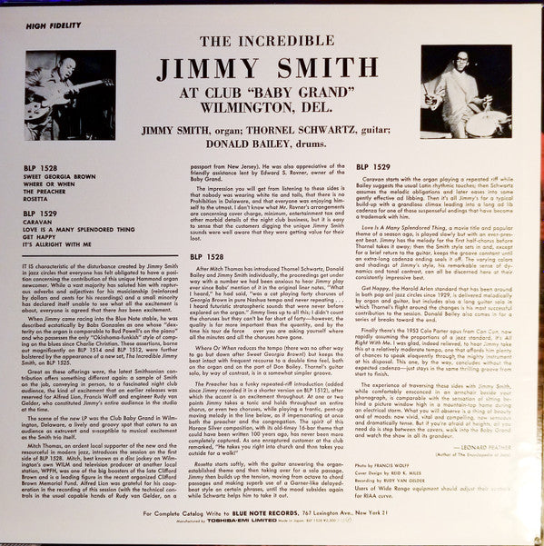 Release: At Club "Baby Grand" Wilmington, Delaware, Volume 1-Vinyl-Japan-1983-BLP 1528-5359291