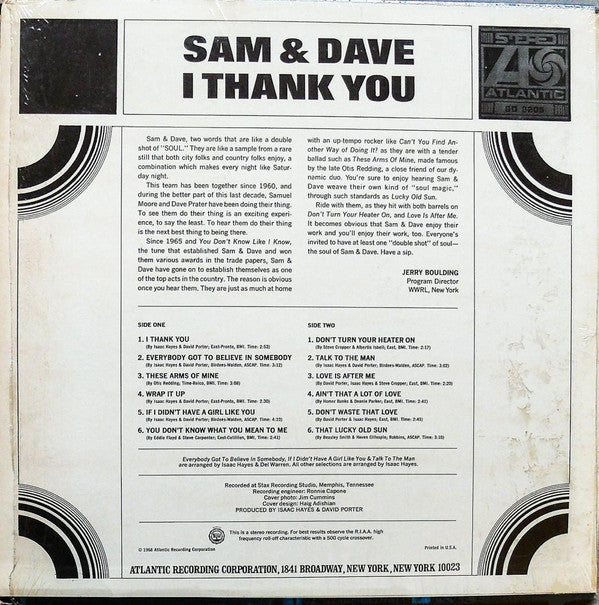 Master Release: I Thank You by Sam & Dave
