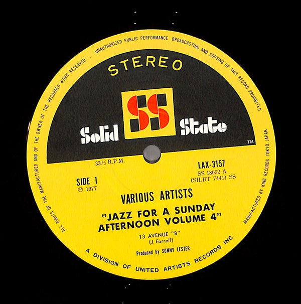 Jazz For A Sunday Afternoon Volume 4