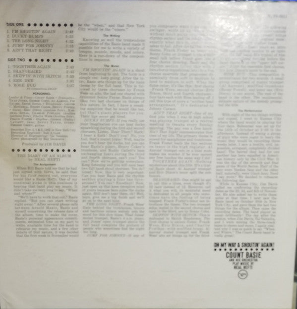 Release: On My Way & Shoutin' Again!-Vinyl-US-1962-V6-8511-5052103