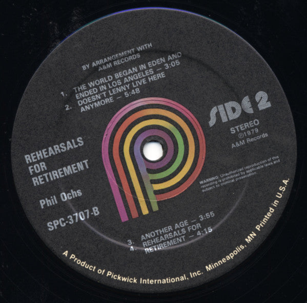 Rehearsals For Retirement