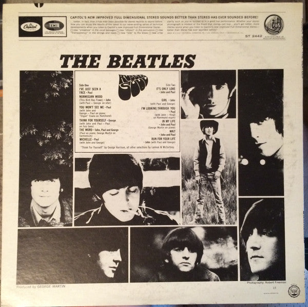 Release: Rubber Soul-Vinyl-US-1971-ST 2442, ST-2442, ST 2442, ST-2442-4527644