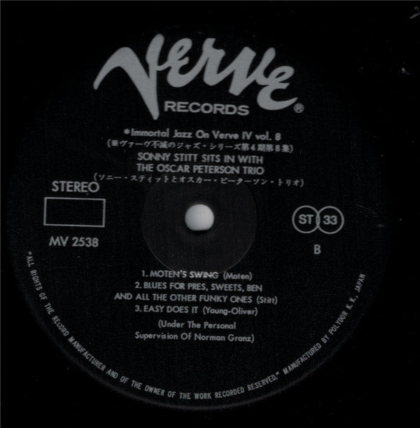 Sonny Stitt Sits In With The Oscar Peterson Trio