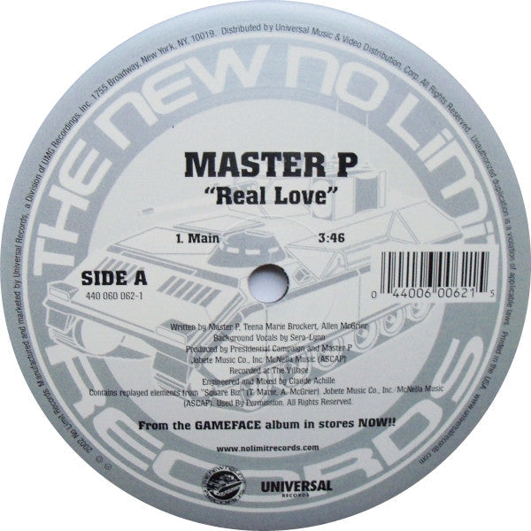 Master Release: Real Love by Master P