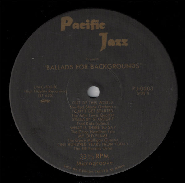 Ballads For Backgrounds