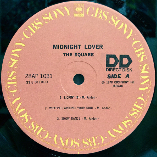 Release: Midnight Lover-Vinyl-Japan-1978-28AP 1031-6154899
