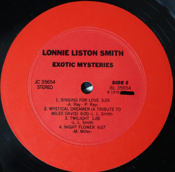 Release: Exotic Mysteries-Vinyl-US-1978-JC 35654-5933233