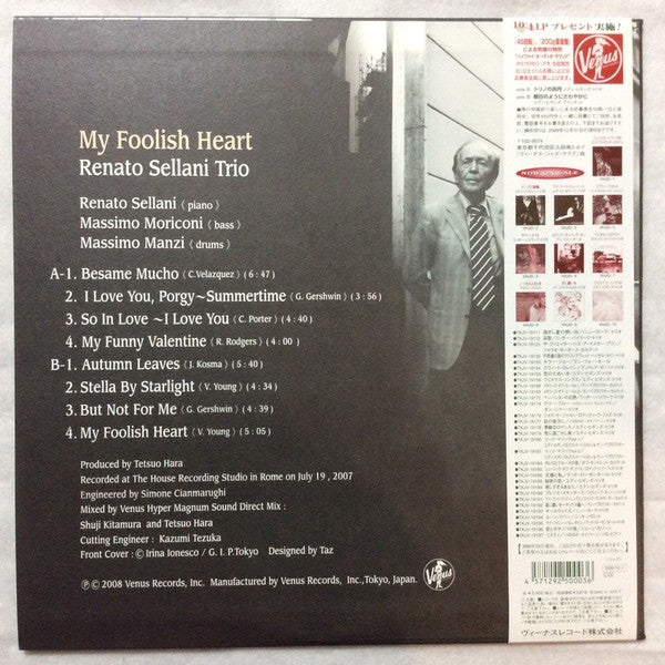 Master Release: My Foolish Heart by Renato Sellani Trio
