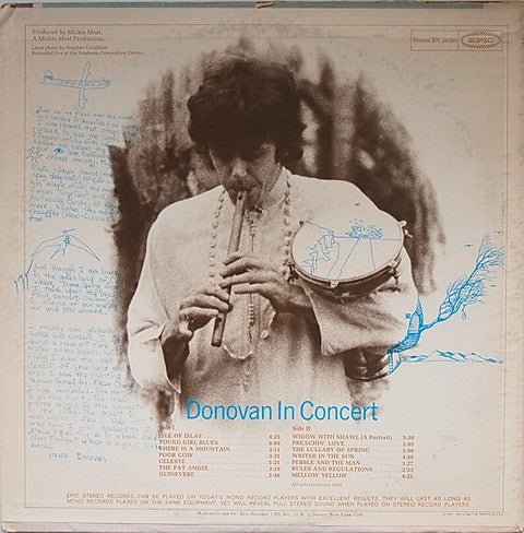 Release: Donovan In Concert-Vinyl-US-1973-BN 26386-4313280