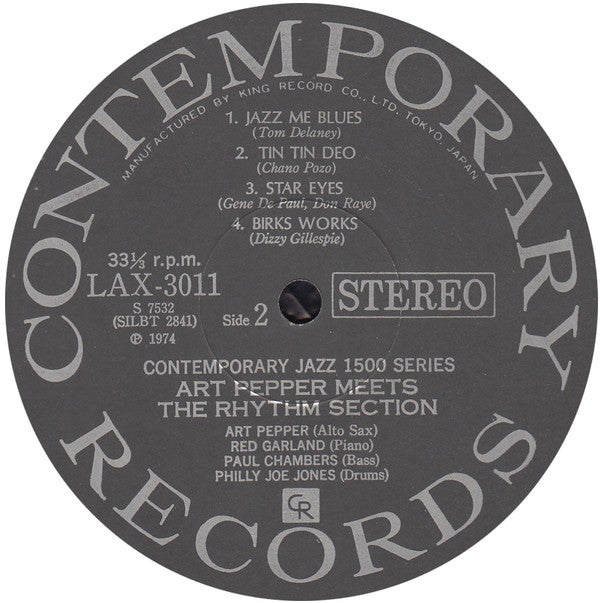 Art Pepper Meets The Rhythm Section