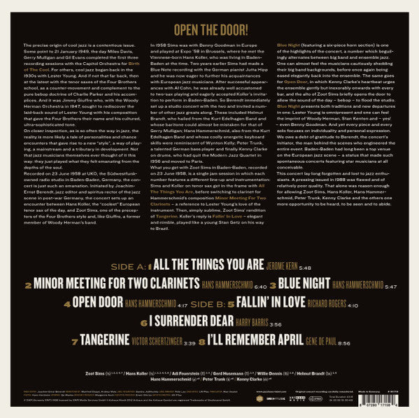 Release: Baden-Baden – June 23, 1958-Vinyl-Germany-2012-101715, 101715, 101715-5171806