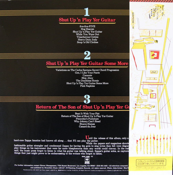 Release: Shut Up 'N Play Yer Guitar-Vinyl-Japan-1982-60AP 2268~70-7187817