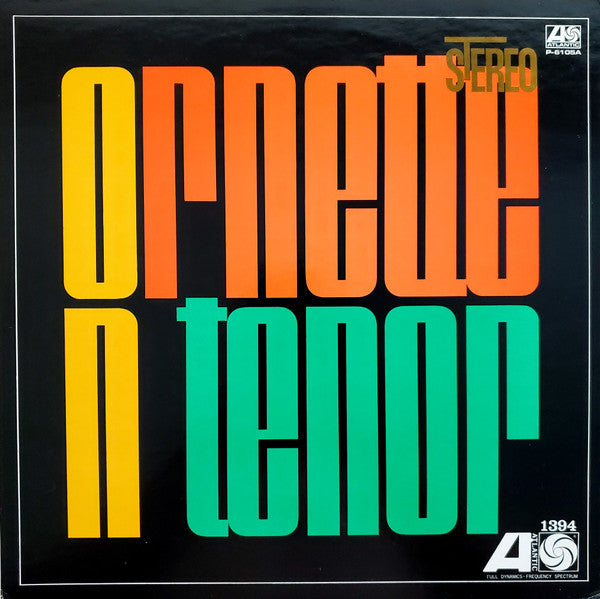 Master Release: Ornette On Tenor by Ornette Coleman
