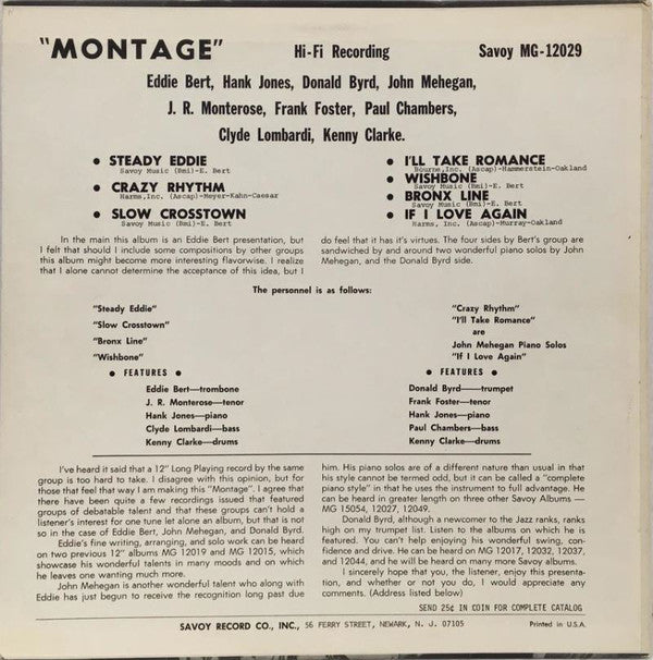 Release: Montage-Vinyl-US-1955-MG-12029-6866268