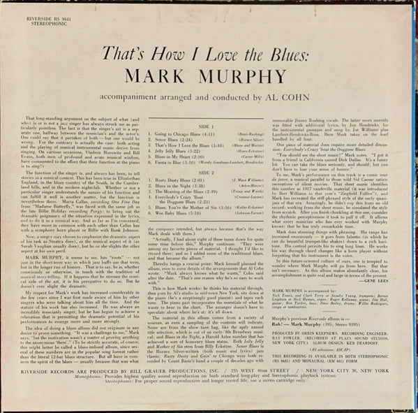 That's How I Love The Blues