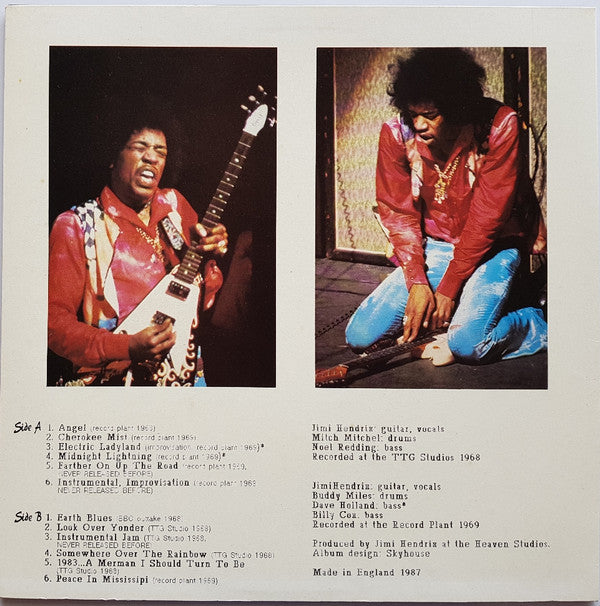 Release: First Rays Of The Rising Sun-Vinyl-UK-1987-RSJ 02-8977557