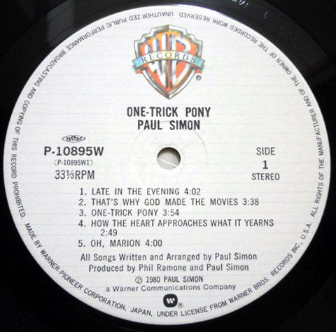 One-Trick Pony