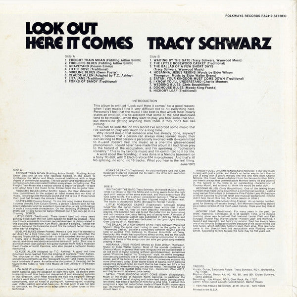 Look Out! Here It Comes