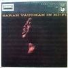 Sarah Vaughan - Sarah Vaughan In Hi-Fi (LP, Album, Mono, Reissue) - Very Good (VG) / Very Good Plus (VG+)