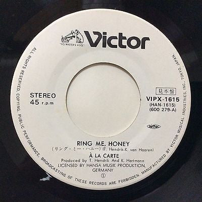 Master Release: Ring Me, Honey by À La Carte