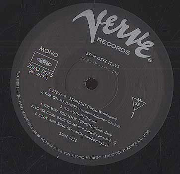 Stan Getz Plays