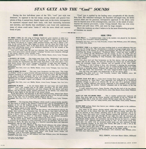 Release: And The "Cool" Sounds-Vinyl-Japan-1980-MV 2681-4148992