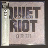 Quiet Riot - QR III (Vinyl, LP, Album, Promo) Very Good Plus (VG+) / Very Good Plus (VG+)
