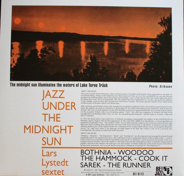 Master Release: Jazz Under The Midnight Sun by Lars Lystedt Sextet